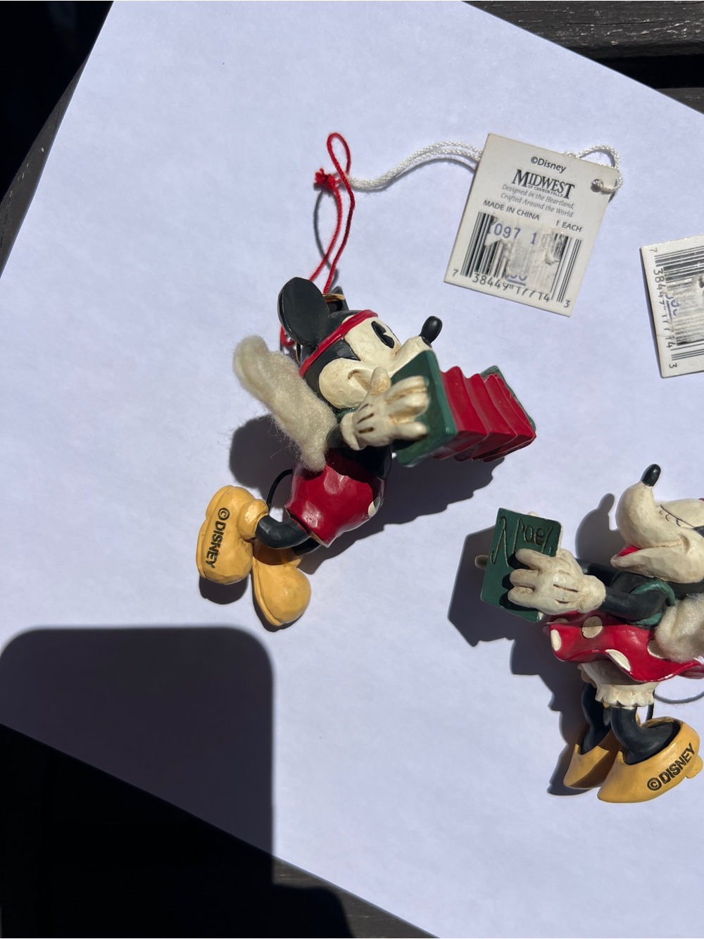 Midwest Mickey & Co. Disney Singing Angels Set - Mickey & Minnie, Tags - Picture 3 of 9